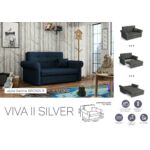 Kép 3/13 - VIVA SILVER II. előre nyíló rugós kanapé