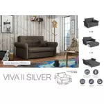 Kép 11/13 - VIVA SILVER II. előre nyíló rugós kanapé