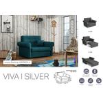 Kép 2/13 - VIVA SILVER I. előre nyíló rugós fotelágy