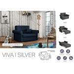Kép 3/13 - VIVA SILVER I. előre nyíló rugós fotelágy