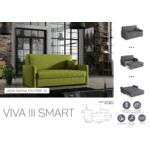Kép 5/10 - VIVA SMART III. előre nyíló rugós kanapé