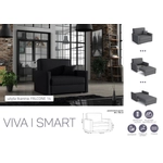 Kép 4/11 - VIVA SMART I előre nyíló rugós, ágyneműtartós fotelágy