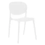 Kép 1/17 - Rakásolható szék, fehér, FEDRA NEW