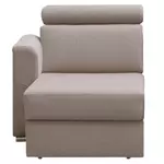 Kép 1/4 - 1-személyes kanapé 1 BB  B rendelésre a luxus ülőgarnitúrához bézs balos MARIETA