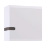 Kép 1/5 - Fali szekrény fehér extra magas fényű HG tölgy sonoma sötét trufla LYNATET TYP 65