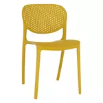 Kép 1/13 - Rakásolható szék, sárga, FEDRA NEW
