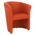 Kép 1/15 - Fotel textilbőr narancssárga CUBA