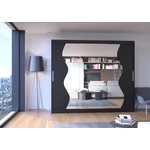 Kép 2/6 - Üveges tolóajtós szekrény Sharon 250  modern design