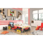 Kép 1/5 - TRACTOR RED matraccal 140x70 ágy