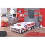 Kép 1/5 - FIRE TRUCK matraccal 160x80 ágy