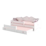 Kép 2/10 - EMKA II Pink matraccal készült dupla ágy