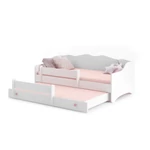 Kép 2/10 - Elegáns pink színű duplaágy