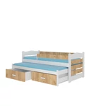 Kép 2/8 - TIARRO dupla ágykeret fehér színben