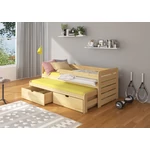 Kép 1/7 - Dupla ágy korláttal és matracokkal TOMI 200x90