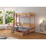 Kép 1/6 - Háromszemélyes emeletes ágy ETAPO 200x90