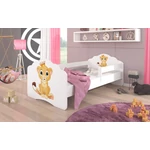 Kép 1/5 - Ágy matraccal és korláttal CASIMO LION 140x70