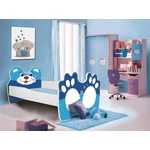 Kép 1/5 - Ágy matraccal BEAR BLUE 160x80