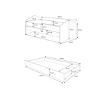 Kép 3/8 - Modern design  kényelem és tárolás