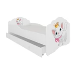 Kép 2/8 - CASIMO CAT fehér ágy matraccal