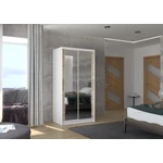 Kép 1/5 - Biztonsági tükrös tolóajtós szekrény NEVIO 100