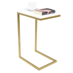 Kép 2/3 - SPARK arany-fehér segédasztal