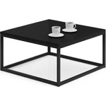 Kép 2/3 - BELTEN 65x65 kávéasztal fekete színben