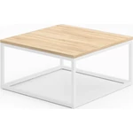 Kép 2/3 - Belten 65x65 kávéasztal fehér színben
