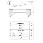 Kép 9/9 - Kvalitásos RTV szekrény Craft tölgyben