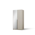 Kép 2/6 - Alera II gardróbszekrény, Kasmír (100x204)-KB, fekete fogantyú