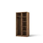 Kép 3/6 - Alera II gardróbszekrény, Artisan (100x204)-AG, arany fogantyú
