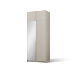 Kép 2/6 - Alera II gardróbszekrény, felső szekrénnyel Kasmír (100x250)-KG, arany fogantyú