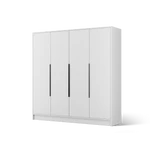Kép 2/13 - Palladio 200 gardróbszekrény, Fehér (200x200)