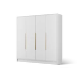Kép 2/13 - Palladio 200 gardróbszekrény, Fehér (200x200)