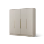 Kép 1/12 - Palladio 200 nyílóajtós gardróbszekrény, Kasmír (200x200)