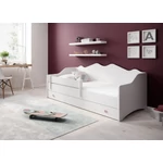 Kép 1/10 - ADRK Furniture EMKA Pink, White matraccal 160x80 ágy