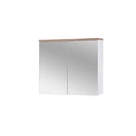Kép 2/4 - Tükrös szekrény Bali White, 80 cm