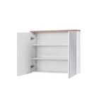 Kép 1/4 - Tükrös szekrény Bali White, 80 cm
