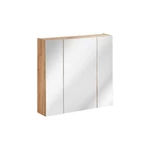 Kép 2/4 - Tükrös szekrény Capri Oak, 80 cm