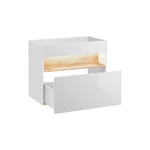 Kép 1/4 - Mosdó alá szekrény Bahama White, 80 cm