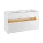 Kép 3/7 - Mosdó alá szekrény Bahama White, 120 cm