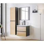 Kép 3/4 - Mosdó alá szekrény Monako Grey Oak, 60 cm