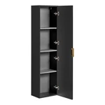 Kép 4/8 - Magas szekrény Adel Black, 35 cm