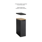 Kép 2/5 - Pult alá szekrény Nova Black, 20 cm