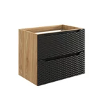 Kép 9/9 - Mosdó alá szekrény Ocean Black, 70 cm