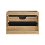 Kép 1/4 - Mosdó alá szekrény Luxor Black, 80 cm