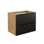 Kép 2/3 - Mosdó alá szekrény Luxor Black, 70 cm