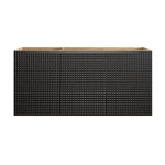 Kép 1/3 - Mosdó alá szekrény Luxor Black, 120 cm