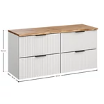 Kép 1/15 - Bútorszett Adel White, 120 cm