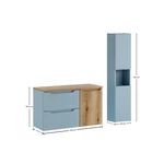 Kép 2/6 - Bútorszett Nova Denim, 100 cm