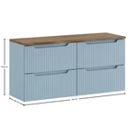 Kép 1/7 - Bútorszett Nova Denim, 120 cm